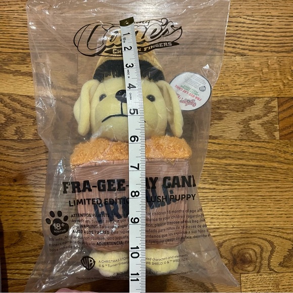 Raising Cane’s Fra-Gee-Lay Cane Ltd Ed Plush 2025 Dog ~ A Christmas Story - Picture 13 of 16